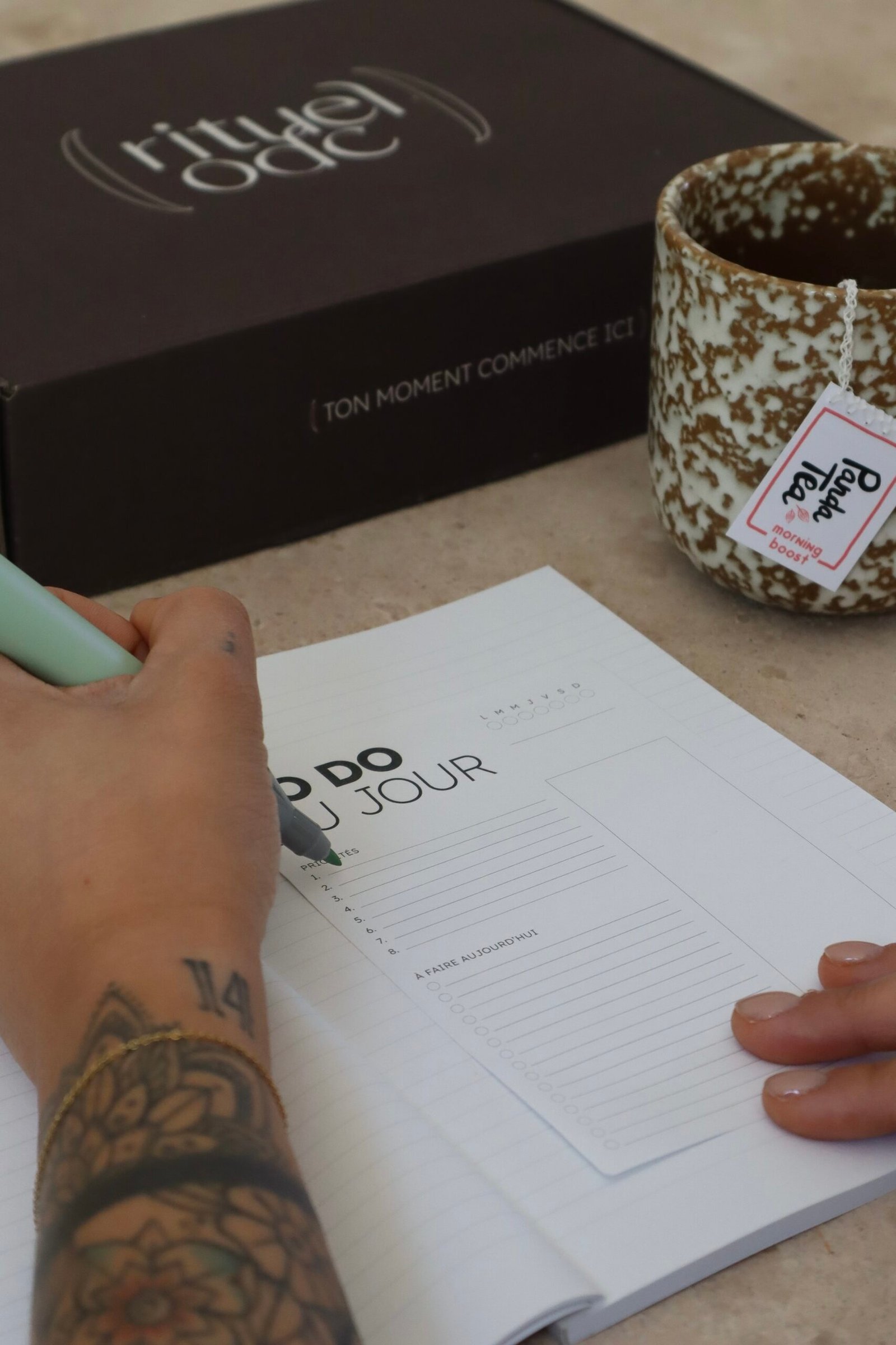 TO DO LIST – ORGANISATION & CHARGE MENTAL