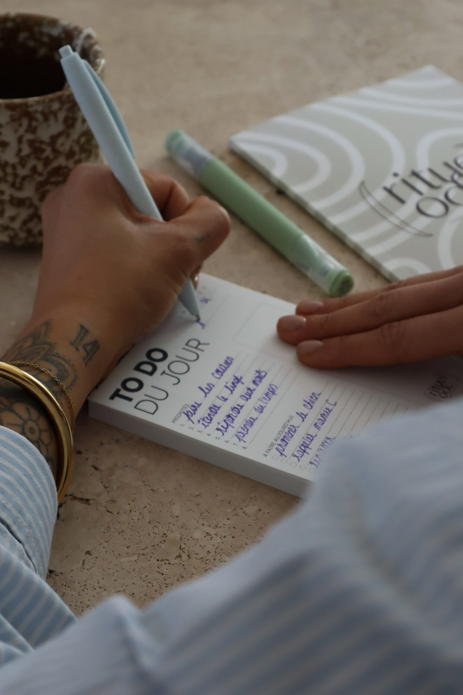 TO DO LIST – ORGANISATION & CHARGE MENTAL
